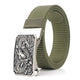 Silver buckle Green