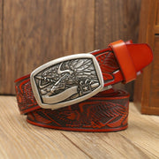 Silver buckle Camel