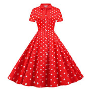 Red with Dots
