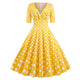 Yellow and dots