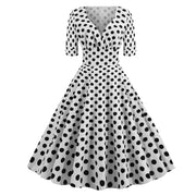 White and dots