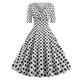 White and dots