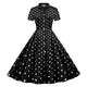Black with Dots