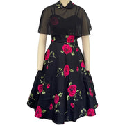 Black with Rose