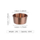 Small Rose Gold